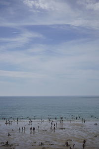 Group of people on beach