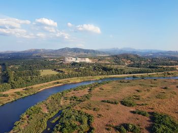Scenic view of landscape against sky