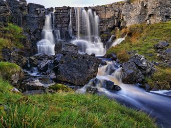 View of waterfall