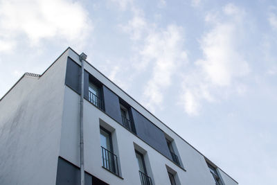 Low angle view of building against sky