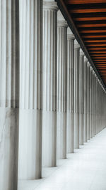 Low angle view of pillars in a temple