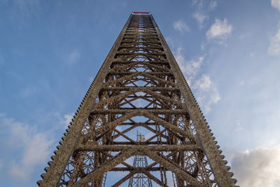 Low angle view of built structure against sky