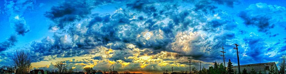 Low angle view of cloudy sky