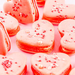 Close-up of donuts