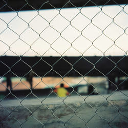 Close-up of chainlink fence