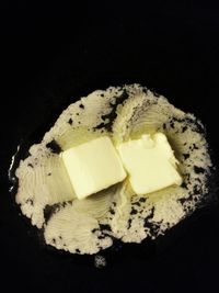 Close-up of bread in plate
