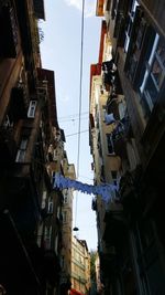 Low angle view of buildings against sky