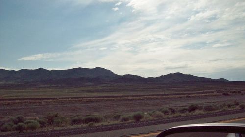 Scenic view of landscape against sky