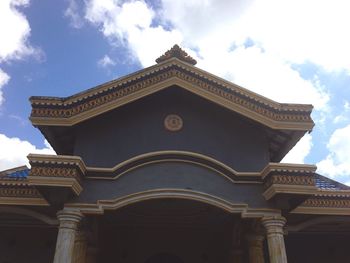 Low angle view of historical building against sky