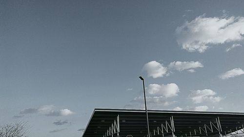 Low angle view of building against sky