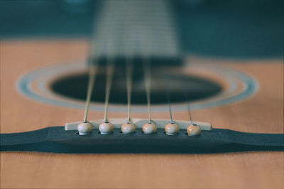 Close-up of guitar