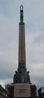 Low angle view of historical building against sky
