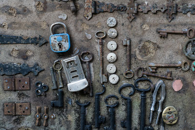 Close-up of rusty metal