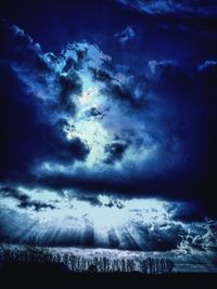 Clouds over sea