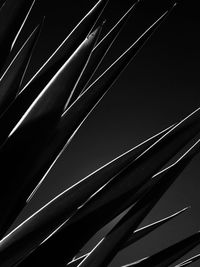 Low angle view of vapor trail