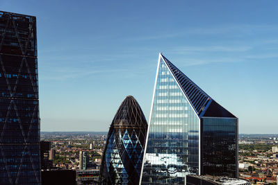 Modern buildings against sky