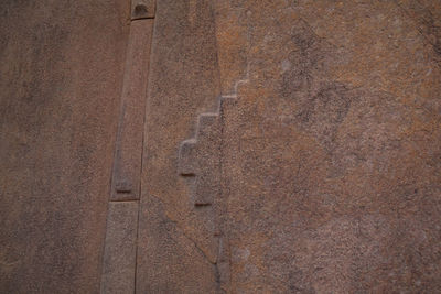 Close-up of weathered wall