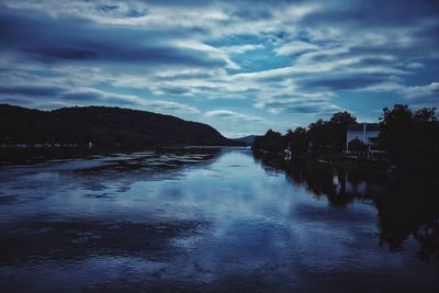 Scenic view of calm sea against sky