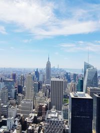 Cityscape against sky