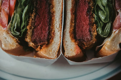 Close-up of food in plate