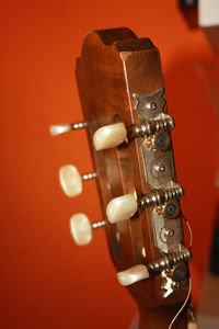 Close-up of guitar