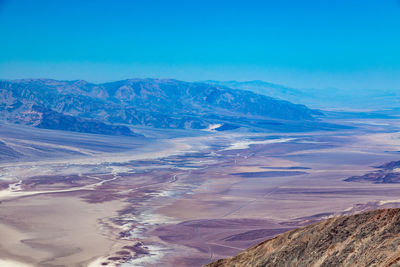 Scenic view of mojave desert at death valley national park