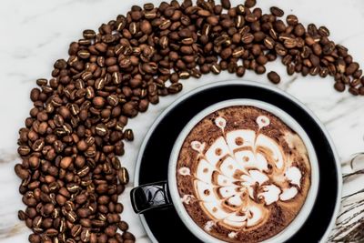 Close-up of coffee beans