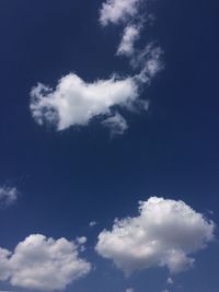 Low angle view of clouds in sky