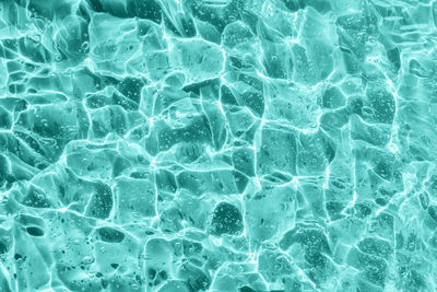 Full frame shot of water in swimming pool