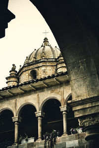 Low angle view of a temple