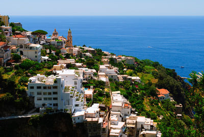 Praiano, beautiful small town along amalfi coast.