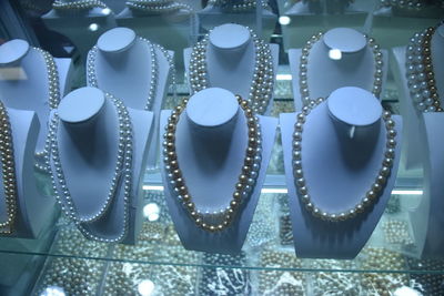 Close-up of illuminated lighting equipment for sale