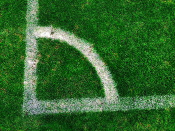 Full frame shot of soccer field