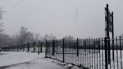 Close-up of fence