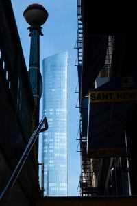 Low angle view of buildings against sky