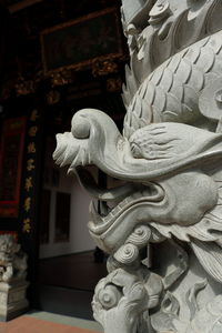 Close-up of buddha statue