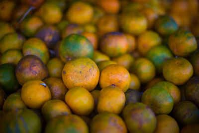 Full frame shot of fruits for sale in market