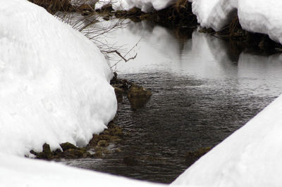 View of a lake in winter