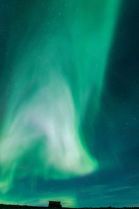 Low angle view of sky at night