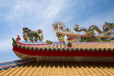 The roof of temple chinese, chinese ancient architecture