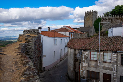 Buildings against sky in town