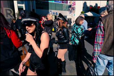 People standing outdoors