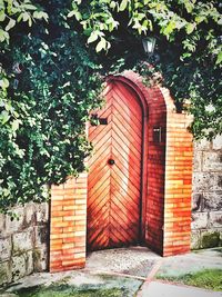 Brick wall with brick wall