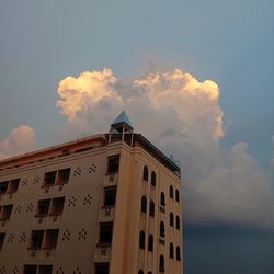 Low angle view of building against sky