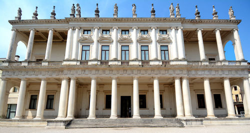 Low angle view of historical building