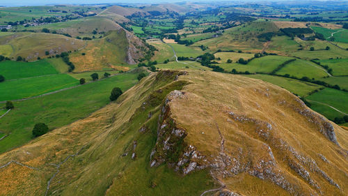 High angle view of landscape