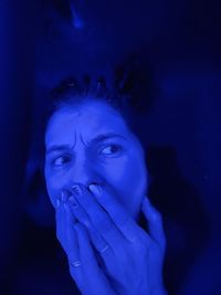 blue
