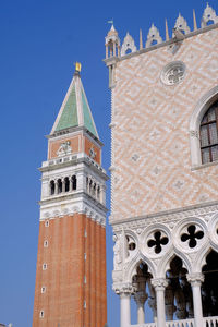 The campanile in st marks square, venice italy 