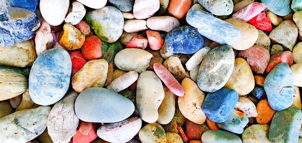 Full frame shot of stones