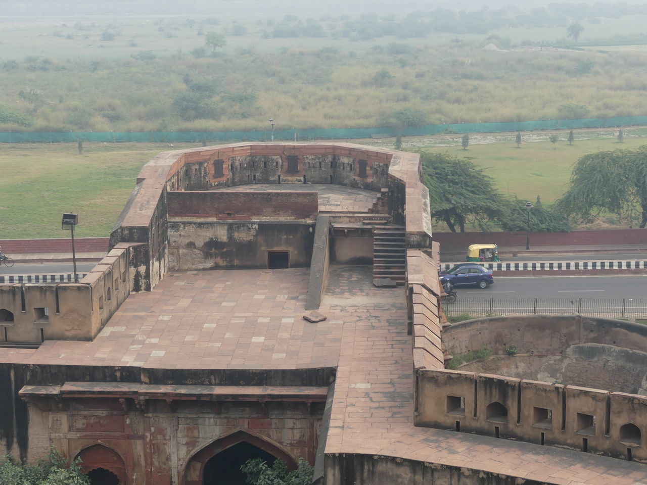 HIGH ANGLE VIEW OF A BRIDGE